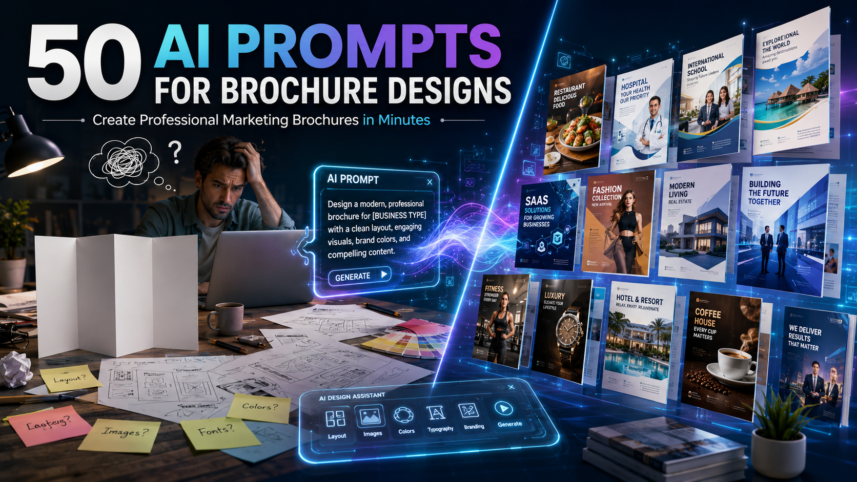 50 AI Brochure Prompts to Create Stunning Marketing Brochures in Minutes